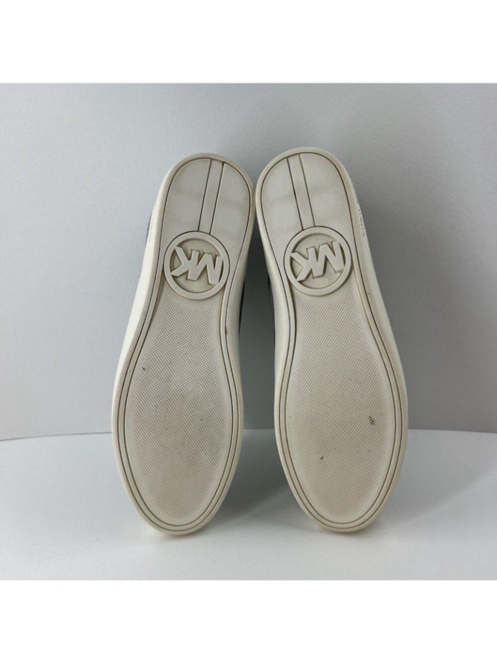 Michael Kors Keaton Suede Low Top Sneakers Womens 10 Lace Up Comfort Casual Gray - Picture 9 of 13